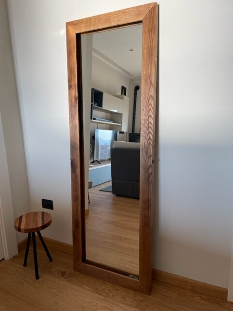 Specchio legno rustico