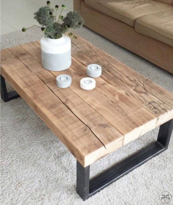 Tavolino legno massello
