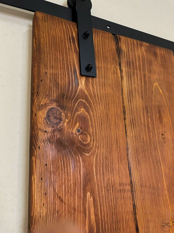 Porta scorrevole legno grezzo – Porta fienile americano