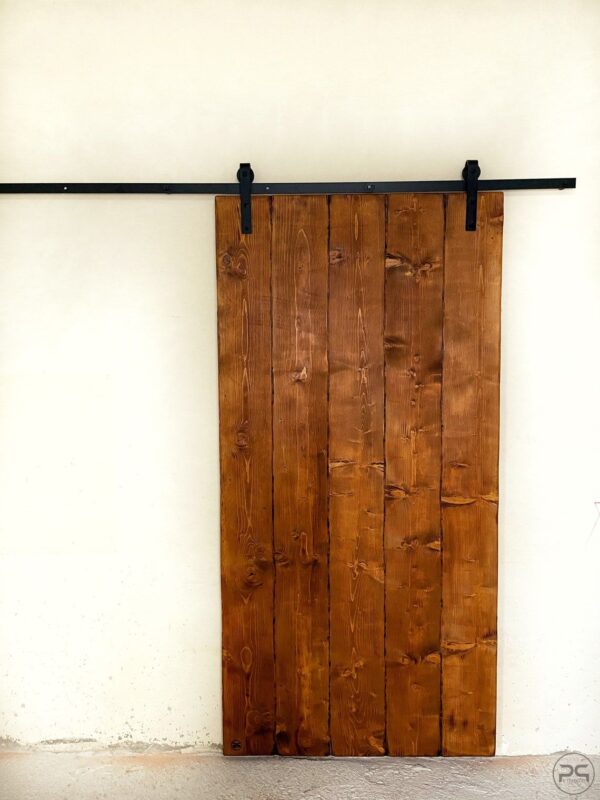 Porta scorrevole legno grezzo – Porta fienile americano