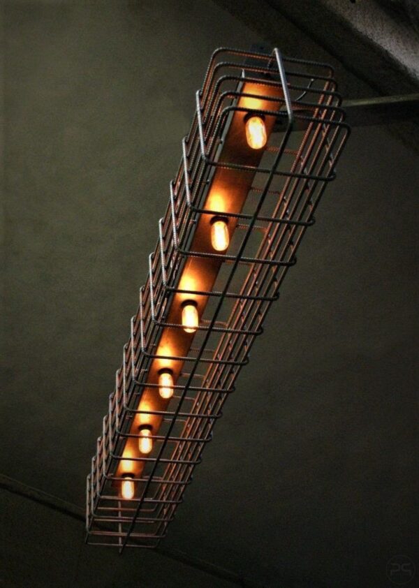 Lampadario stile industriale