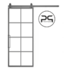 Porta stile industrial