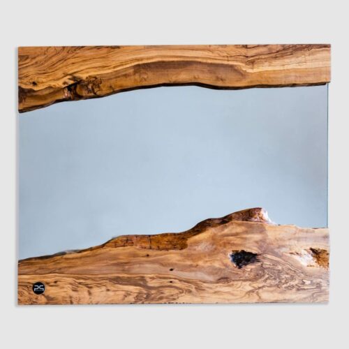 Specchio legno grezzo