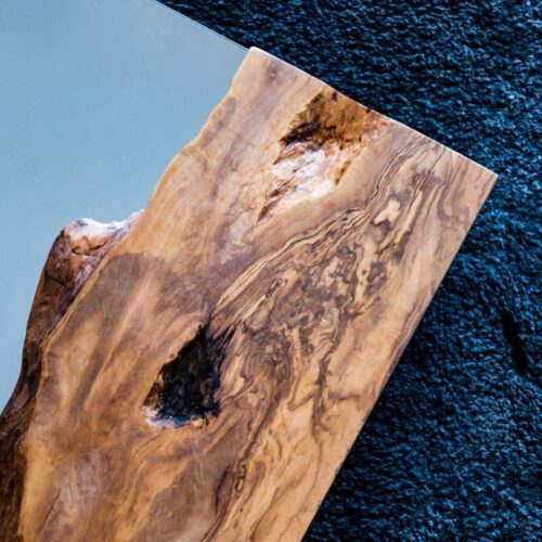 Specchio legno grezzo