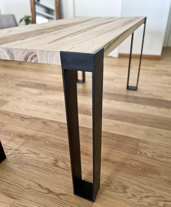 Gambe tavolo legno grezzo