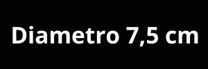 Diametro 7,5 cm