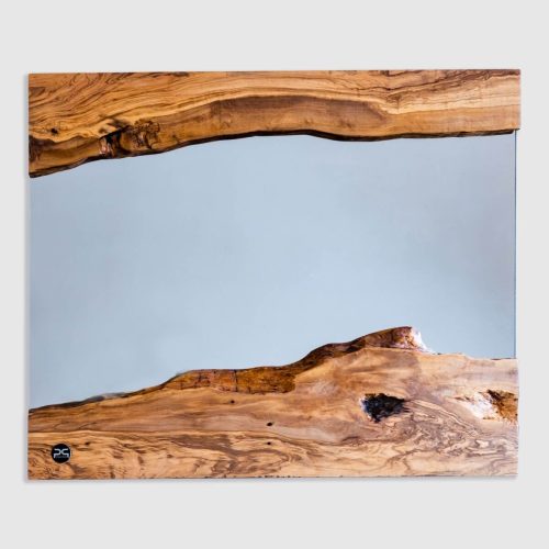 Specchio legno grezzo